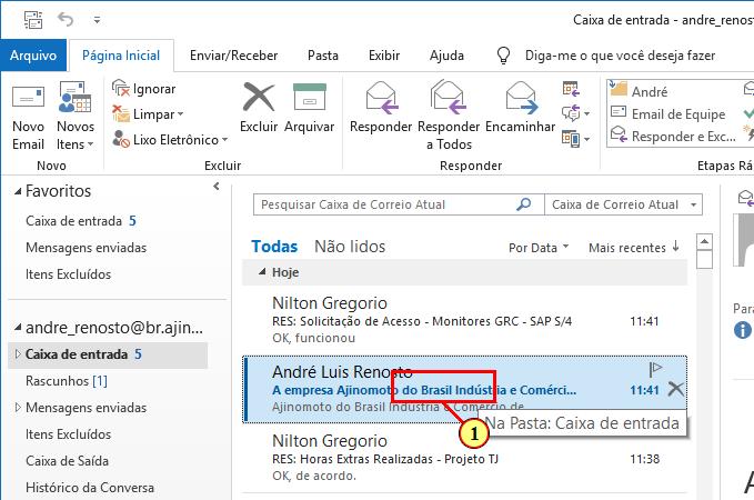 4. a - Como Responder Eventos de Cotações Via Ariba 1º) Acessar a sua caixa de entrada de e-mails Caro fornecedor, quando a sua empresa for convidada para participar de um processo de cotação da