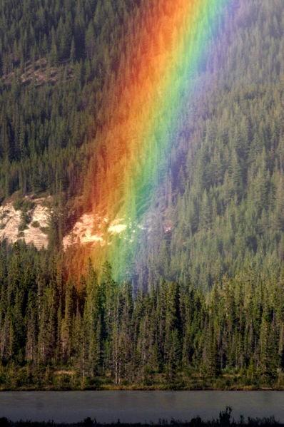 O arco-íris Depois da chuva, minúsculas