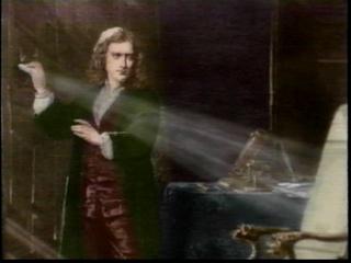 Natureza da Luz Isaac Newton (1642-1727) Teoria Corpuscular : a luz era considerada como um feixe de partículas
