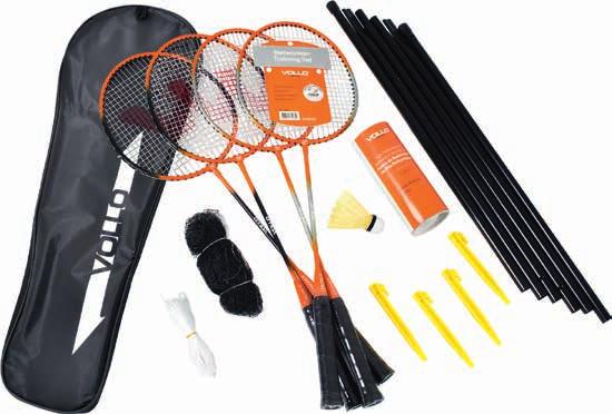 Projeto Escola Peteca Badminton Raquete de Badminton Vcarbon Vollo VB600 VB100