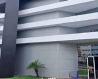 Os painéis para fachada Termilor Wall - TW são fabricados com a chapa externa micronervurada, a interna nervurada e 40 ou 50 mm de poliuretano.