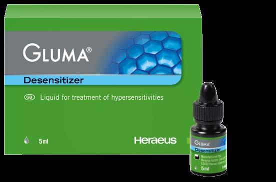 GLUMA Desensitizer é um dessensibilizante usado no tratamento da hipersensibilidade dentinária.