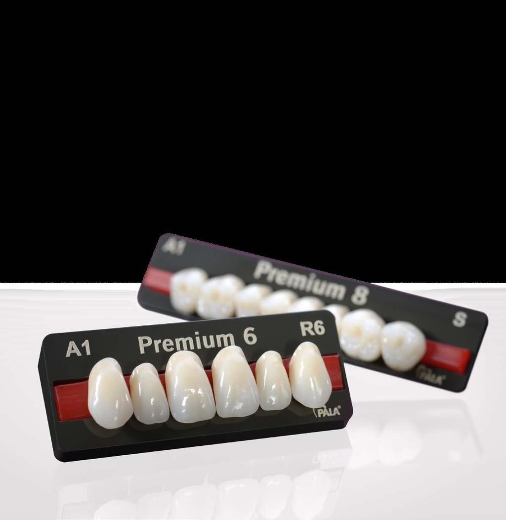 DENTES ACRÍLICOS CLASSIC Dentes acrílicos. Indicado para a confecção de próteses totais, próteses parciais removíveis, protocolos de implantes, restaurações ou próteses provisórias.