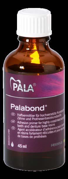 dimentacrilato e metilmetacrilato. 1 frasco de Palabond - 45ml.