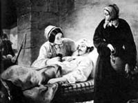 Nessa época os enfermeiros eram os sentenciados e prostitutas que cumpriam sua pena judicial prestando serviço nos hospitais. Estes gozavam de péssima reputação.