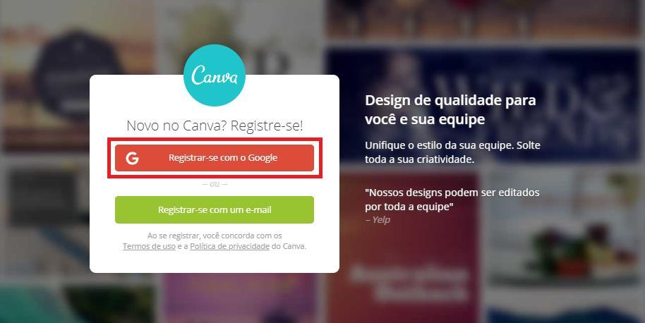 1. Introdução O Canva é uma ferramenta online de criação de designs personalizados de modo simples, fácil e rápido.