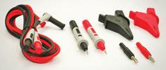 17 Keysight Multímetros Digitais de Mão da Série U1280 - Folha de Dados Acessórios opcionais U1161A Kit de teste ampliado Inclui dois cabos de teste (vermelho e preto), duas pontas de teste, clipes