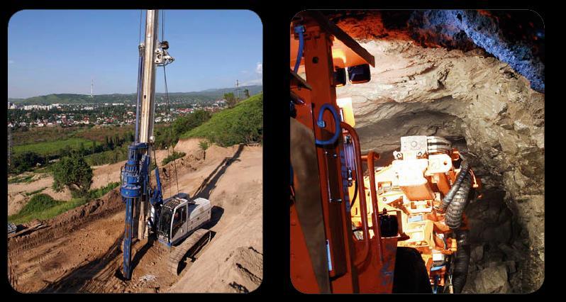 Métodos diretos - Escavações do terreno para construção ou exploração mineira As escavações do terreno abertas para a construção de