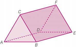 CADERNO 2: 55 minutos (Não é permitido o uso de calculadora.) 4. Na figura 5 está representado o prisma triangular regular [ABCDEF]. Sabe se que: BE = 8 cm; a área lateral do prisma é 144 cm 2.