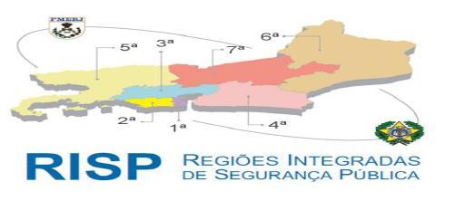 Abrangência territorial das RISP O território Estado do Rio de Janeiro