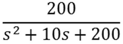 Sistemas de Segunda Ordem Resposta Subamortecida Exemplo: Por inspeção, escreva a forma da resposta ao degrau do sistema abaixo: G(s) R(s)=1/s C(s) Solução: A forma da resposta forçada