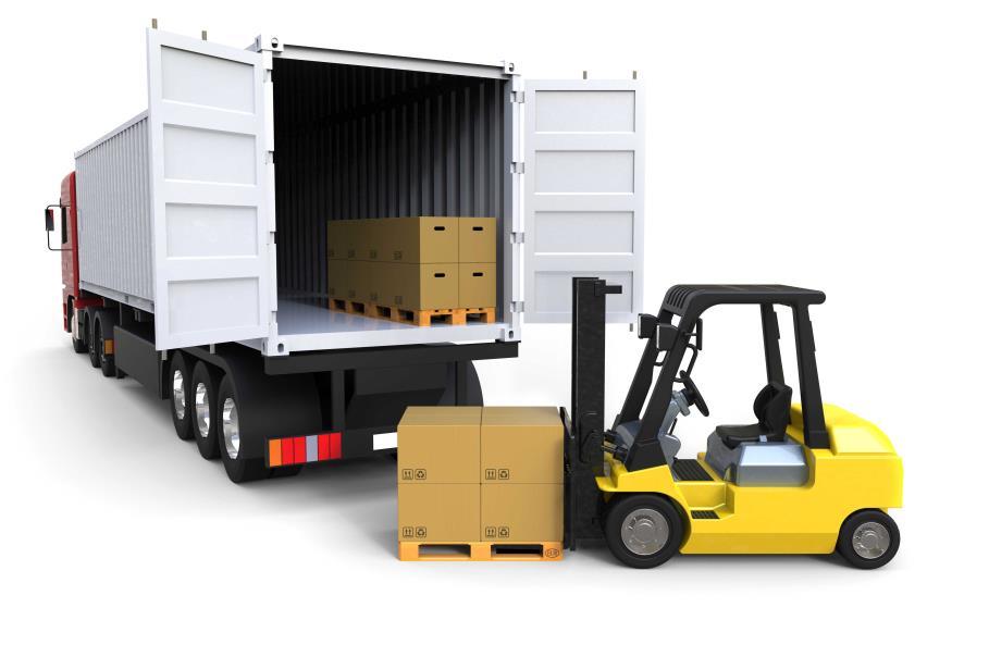 Transporte de cargas Cuidados com a disposição das cargas A acomodação correta da carga é muito importante para a condução segura e econômica.