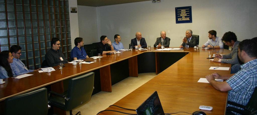 Também participou, como convidado, o presidente do Sindicato das Indústrias do Vestuário no Estado de Goiás (Sinvest), José Divino Arruda.