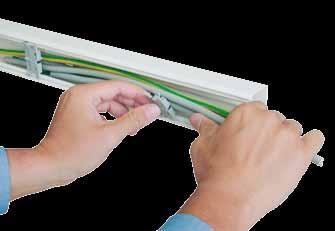 WDK Fabricadas com espessas paredes de PVC rígido, as canaletas WDK oferecem alta resistência e