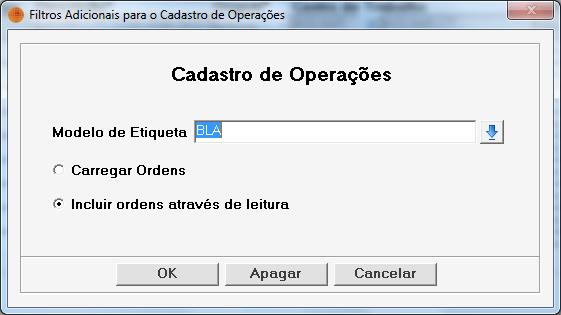 1.3 Manutenção de Ordens de Fabricação (FPRD0200) Este cadastro tem como principal função