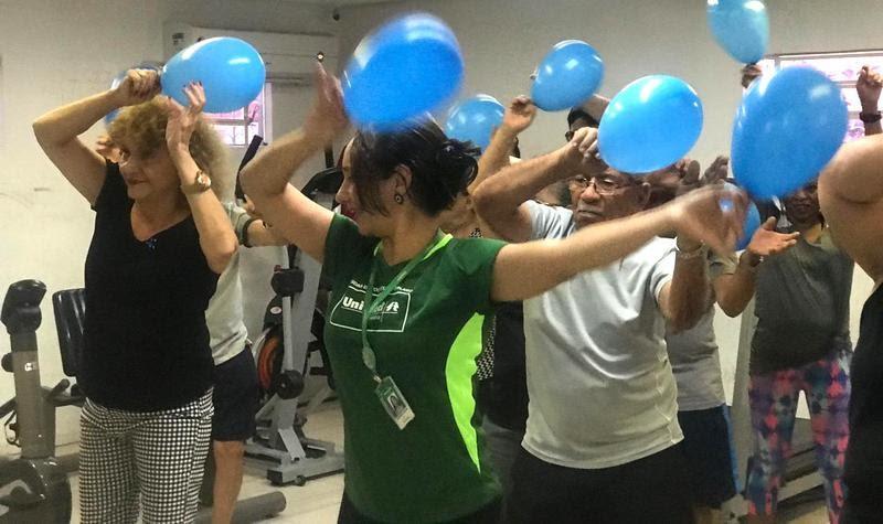 Outra ação foi as dinâmicas e orientações realizadas pela enfermeira do NAIS.