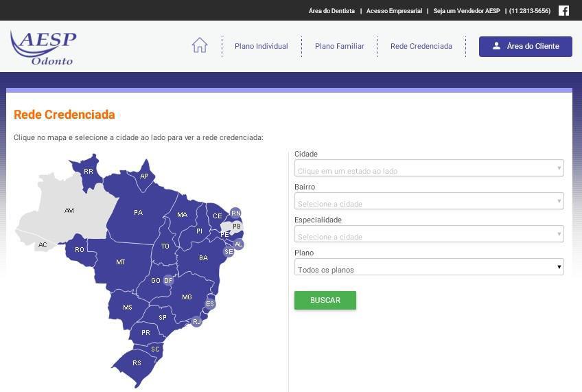 Através de um sistema de serviços on-line em ambientes seguros no portal AESP Odonto, o