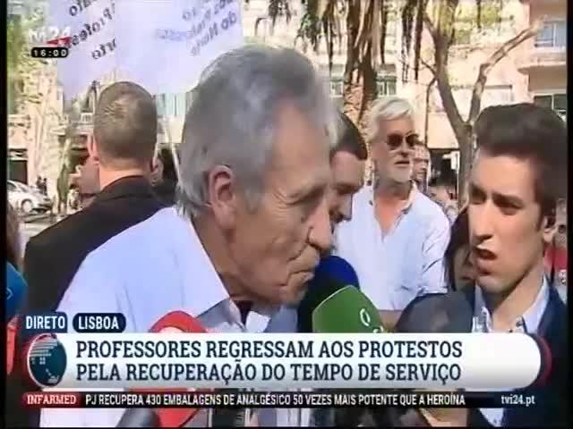 Manifestação de professores em Lisboa - Direto