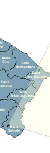 Figura 1- Mapa de localização e hipsometria da microbacia do Riacho dos Touros, município de Juazeiro do Norte, CE (adaptado de: Costa et al. 20