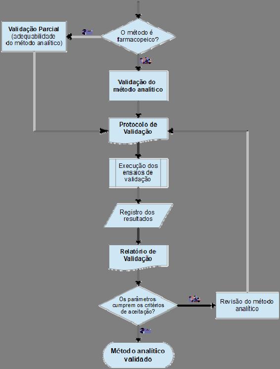 6.9.2.2 Recomendações para a Validação de Métodos Analíticos A validação dos métodos analíticos deve ser realizada conforme protocolos aprovados e os resultados obtidos devem ser documentados.