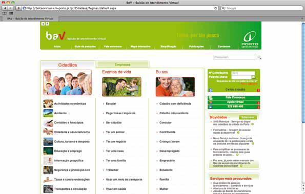 1. BAV Balcão de Atendimento Virtual: Tanto por tão pouco Trata-se de um novo conceito de atendimento à distância que permite que utilizadores, de diferentes perfis e interesses, tenham acesso, de