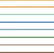 Definições dos pinos Existem oito fios num cabo UTP/STP padrão, sendo cada um deles codificado por cor.