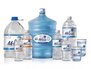 Água Mineral - Meleve A água mineral Meleve, com uma linha completa de embalagens, chega para ser a sua água.