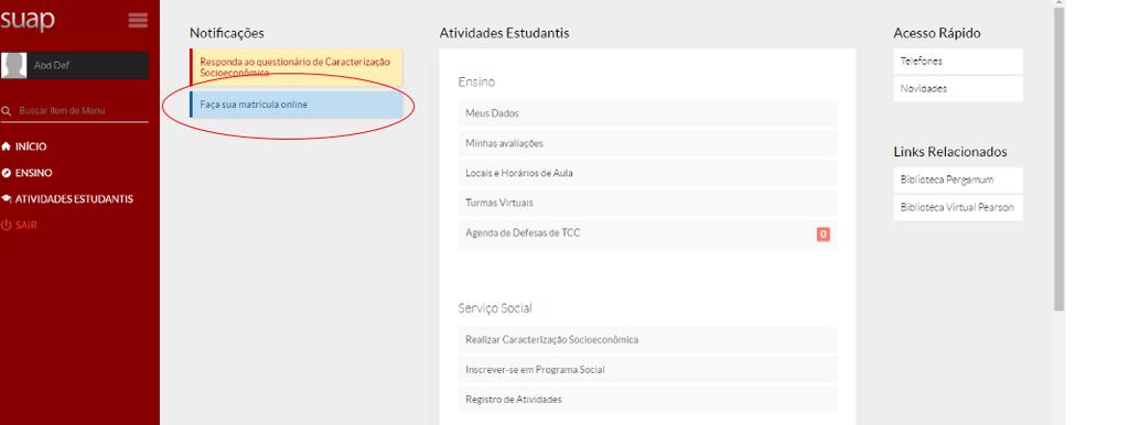 NO PERÍODO DE REMATRÍCULA, DE 13 A 18 DE JULHO DE 2018,