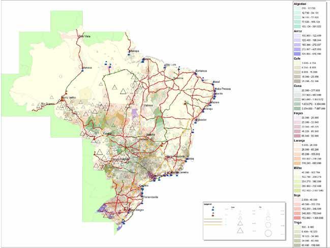 PNMR - Plano Nacional de Manutenção Rodoviária Malha Estratégica Eixos de escoamento da produção Acessos a portos,