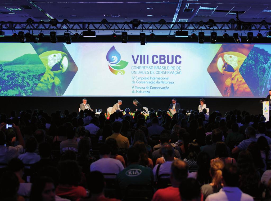 Mostra de conservação da natureza Em sua sexta edição, a Mostra de Conservação da Natureza outro evento paralelo a CBUC será um espaço para que patrocinadores e parceiros institucionais possam