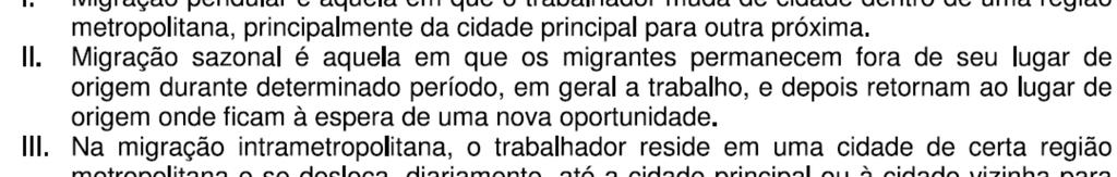 A migração intrametropolitana, é a