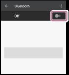 4 Toque em []. Ouvirá a orientação por voz Bluetooth connected (Bluetooth ligado). Sugestão O procedimento acima apresentado é um exemplo.