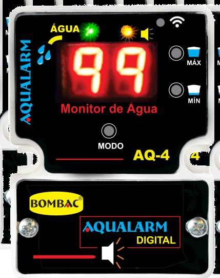Monitoramento da instalação hidráulica de prédios. AQ-4 Construção Funcional FIXAÇÃO O controlador do AQ4-STD é construído e m c a i x a m e t á l i c a c o m p i n t u r a eletrostática.