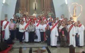 O pregador do retiro foi o Padre Heitor Carlos Santos Utrini que apresentou o tema As celebrações do Ano da Misericórida.