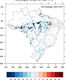 012 detecções de fogo na vegetação nas passagens do início da tarde. Mapa 1.1: Total de detecções registradas em Mapa 1.