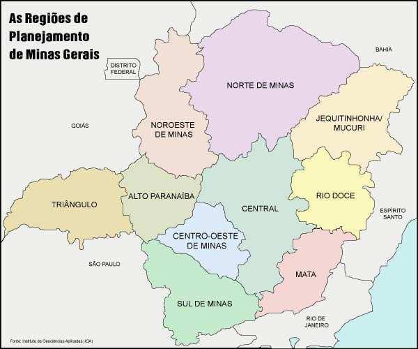 3 CONCLUSÃO A análise da população ocupada por Regiões de Planejamento de Minas Gerais mostrou que o eestado é bastante heterogêneo.