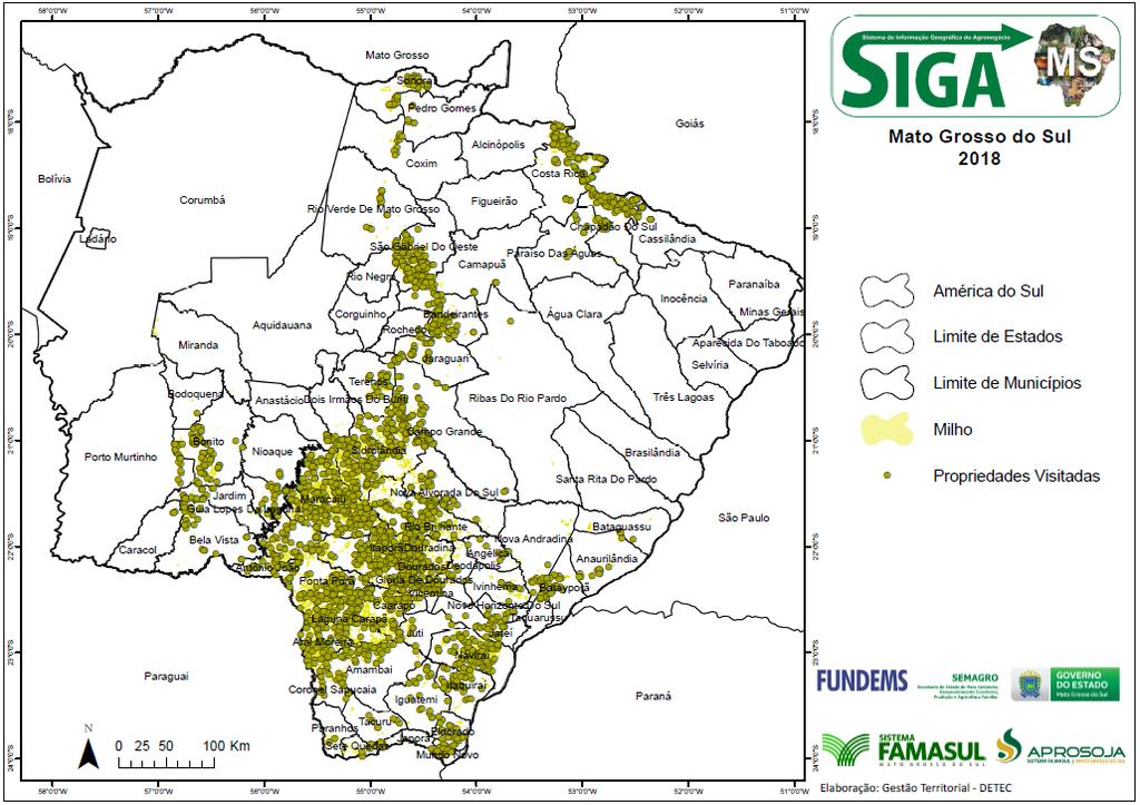 Acompanhamento da 2 Safra Milho-2017/2018 PRODUTIVIDADE No decorrer do desenvolvimento da cultura de milho na 2 safra 2017/2018, a equipe de campo da Associação dos Produtores de Soja de Mato Grosso