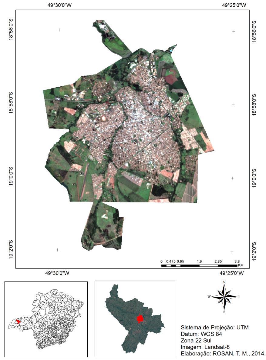 Figura 1 Localização da área de estudo Diante disso, o objetivo deste texto é demonstrar a importância da elaboração e utilização dos mapeamentos geomorfológicos, em grandes escalas, para os estudos