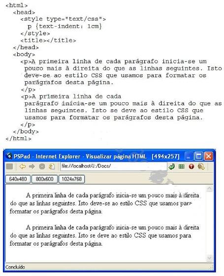 - Inícios de parágrafo - Propriedade das Margens As margens de um elemento são constituídas por espaço em branco que fica ao seu redor e o separados elementos adjacentes.