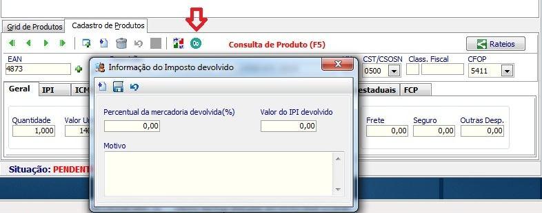 Inclusão de campo no Grupo Total da NF-e para informar o valor total do IPI (id: W12a) no caso de devolução de mercadoria por estabelecimento não contribuinte desse imposto Este caso se aplica a