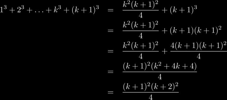 (a) Passo base: Para O passo base é verdadeiro (b) Passo indutivo: se a fórmula é verdadeira para n = k,k 1 então deve ser verdadeira para n = k+1 5 Prove por indução matemática que 2 1 + 2 2 + 2 3 +