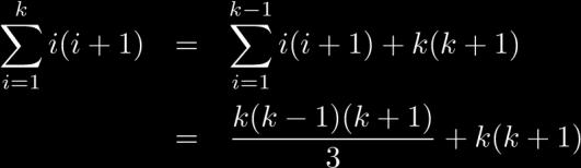 = (k + 1)(k + 2) 6 Prove por indução matemática que inteiros n 2 (a) Passo base: Para passo