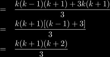 ser verdadeira para n = k+1 O 7 Ache a fórmula fechada para a soma inteiros n 1 e prove o