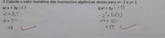 A figura 9 apresenta a questão 1, nela estão relacionadas as ações interpretar o problema, construir e solucionar a expressão algébrica.