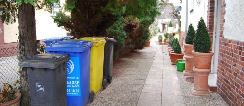Lixo Alemanha o país efetua a cobrança de taxas municipais para a coleta de