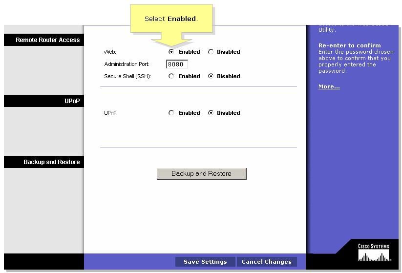 Passo 5: Clique. Uma vez que você permite o Gerenciamento remoto no roteador, verifique o endereço IP de Um ou Mais Servidores Cisco ICM NT do Internet.