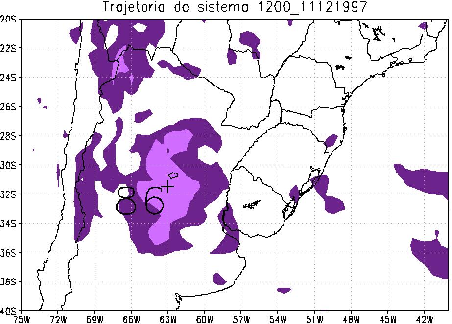 do que quando é de 6 horas (Figura 4a). O tamanho médio dos SCs diminui com a redução dos limiares de temperatura e tamanho mínimos (Figura 4b).