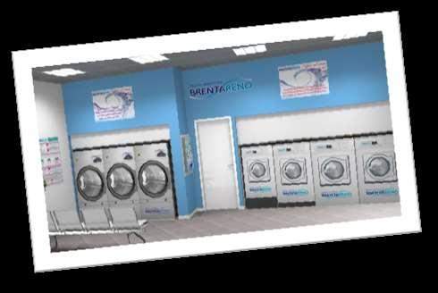 Permite gerenciar todas as máquinas na lavanderia e oferece aos clientes a opção de pagar com moedas,