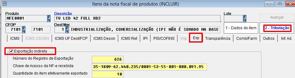 Geralmente são inclusas 2 informações complementares: De não incidência de ICMS e de não incidência de IPI. Exemplo de textos usados: ICMS: Não incidência do ICMS nos termos do Art. 7.