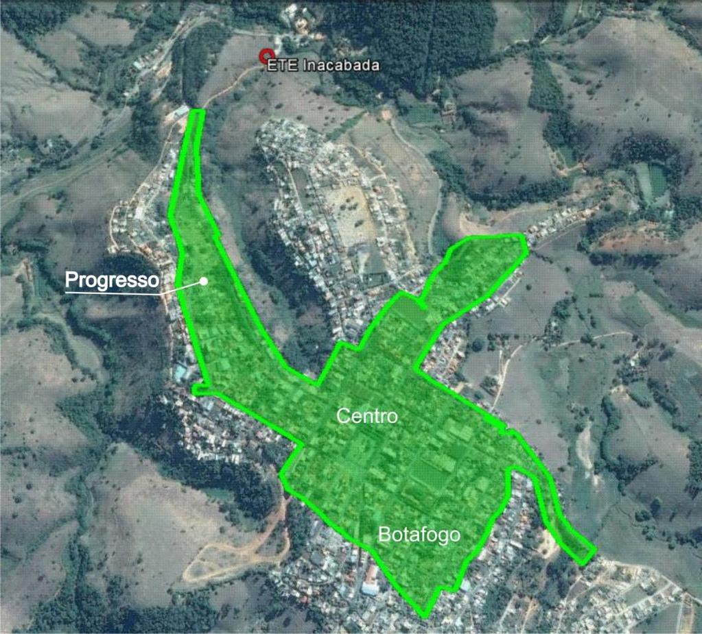 3.2.2. PROJEÇÃO DAS DEMANDAS 3.2.2.1. DISTRITO SEDE Esta região compreende a parte central e mais urbanizada do Distrito Sede com 13.453 habitantes (IBGE 2010).